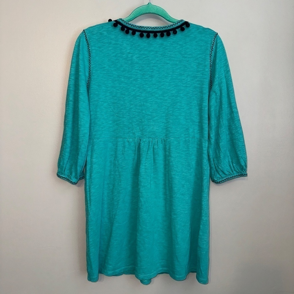 Boden Carina Jersey Tunic Pom Pom Mini Dress Size 8R 8 Regular - Picture 7 of 7